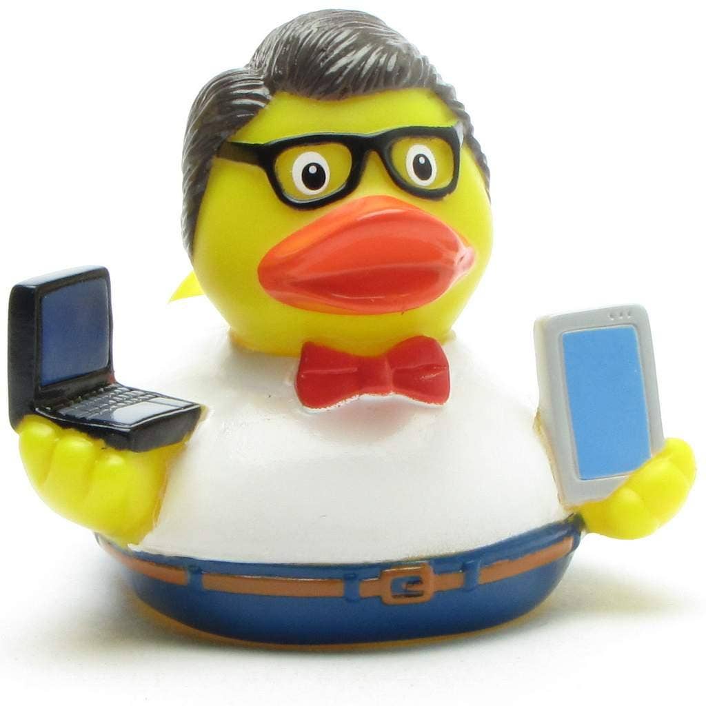 Rubber Duck Nerd - rubber duck