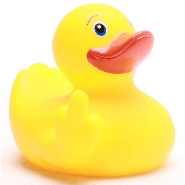 Duck You Rubber Duck - Middle Finger Rubber Duck