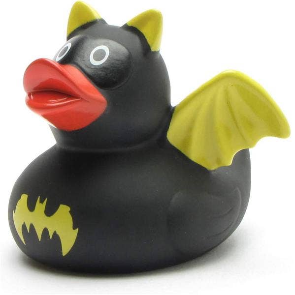 Batduck bath duck (yellow) - rubber duck