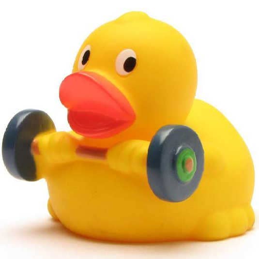 Rubber Duck Weightlifter - Rubber Duck