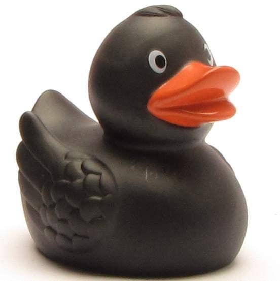 Merle rubber duck (black) - rubber duck
