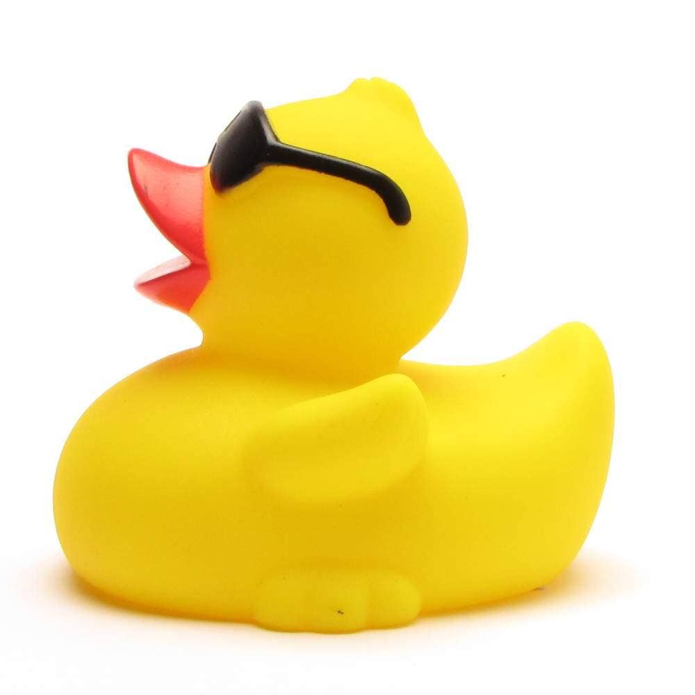 Rubber duck with sunglasses - rubber duck
