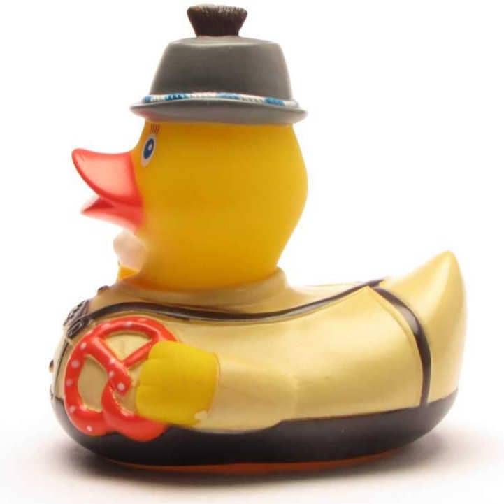 Bayer rubber duck with pretzel - rubber duck