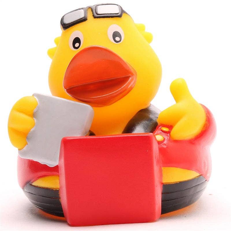 Pizza delivery man - bath duck