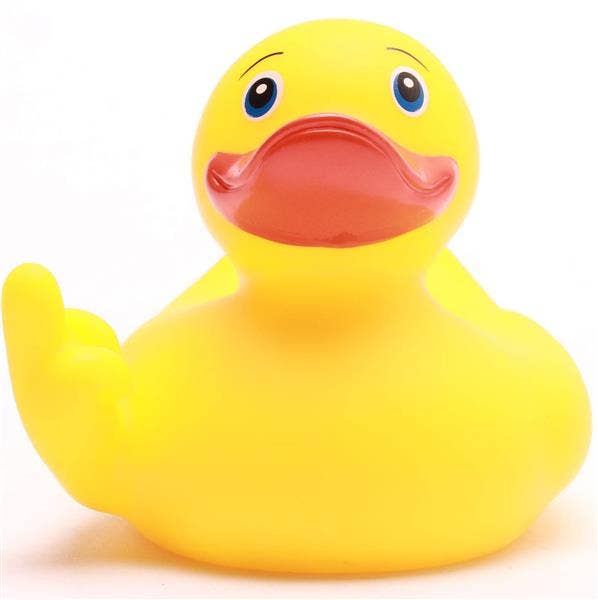 Duck You Rubber Duck - Middle Finger Rubber Duck