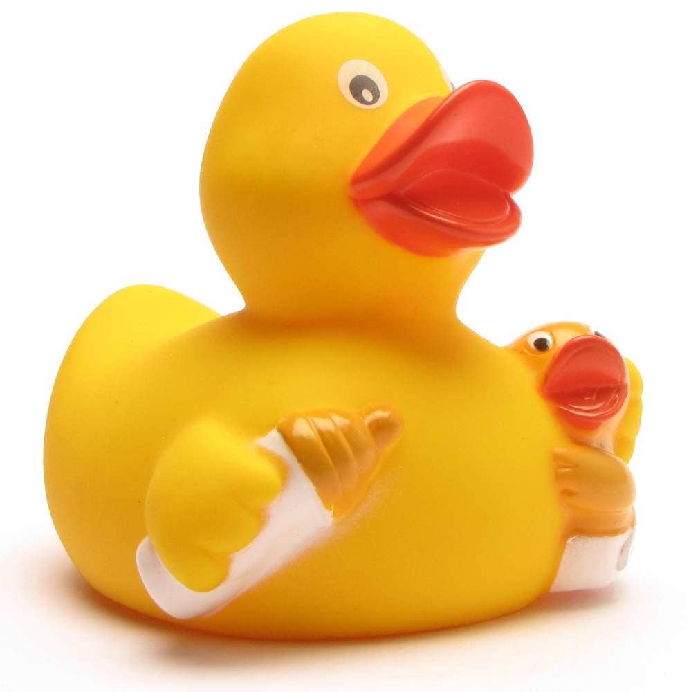 Rubber duck feeding bottle - rubber duck