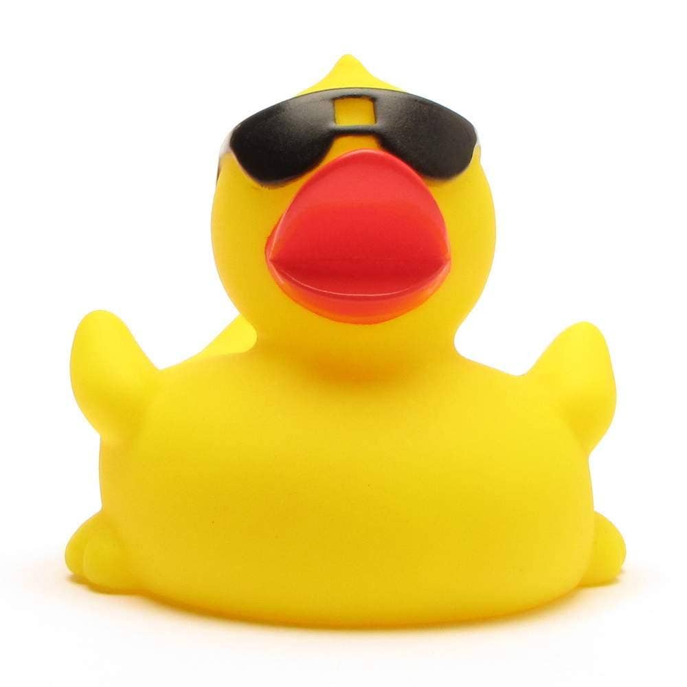 Rubber duck with sunglasses - rubber duck