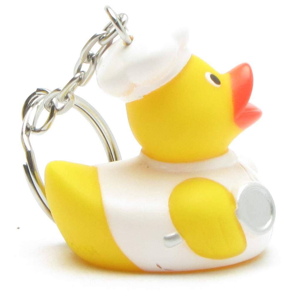 Rubber duck chef - keychain