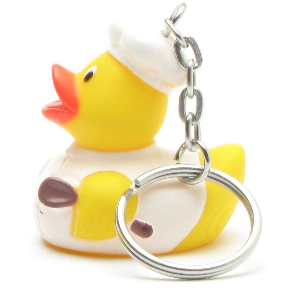 Rubber duck chef - keychain