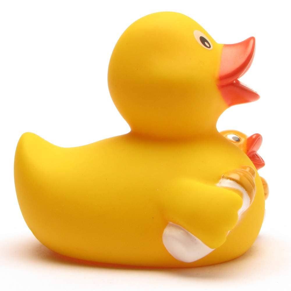 Rubber duck feeding bottle - rubber duck